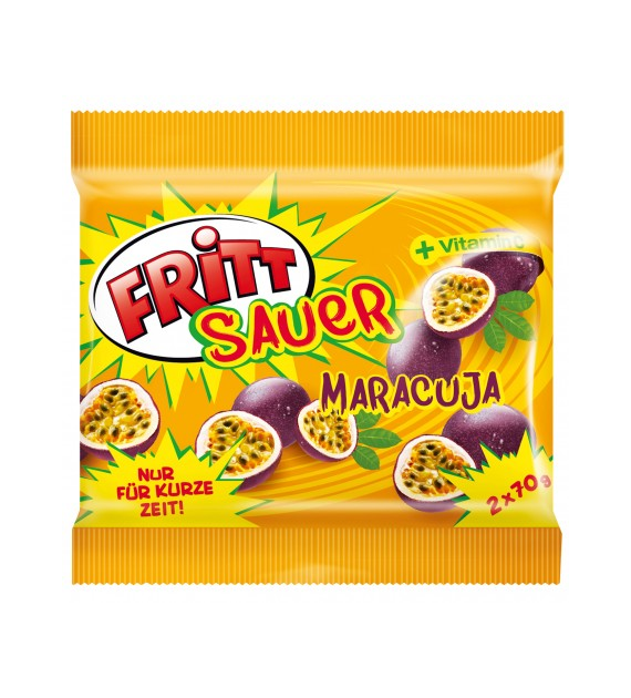 Fritt Sauer Maracuja Gumy 2x70g 140g