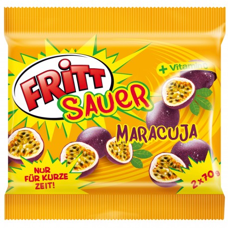 Fritt Sauer Maracuja Gumy 2x70g 140g