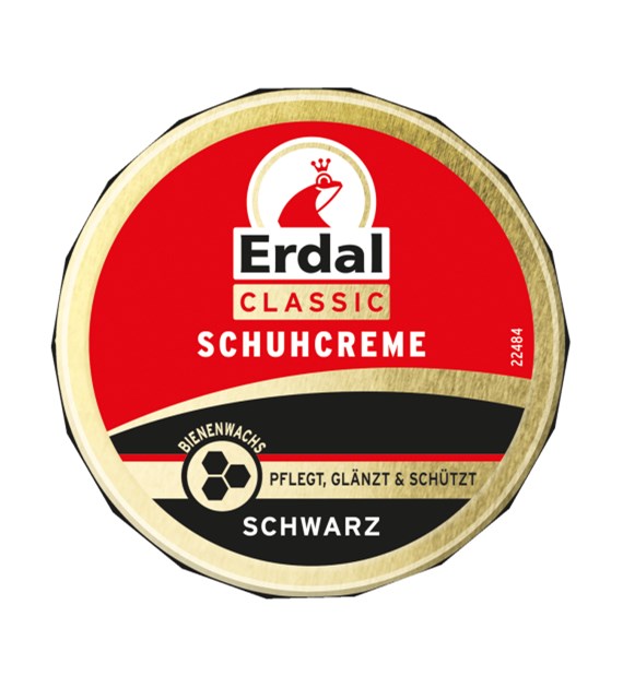 Erdal Schuhcreme Schwarz Czarna Pasta Słoik 75ml