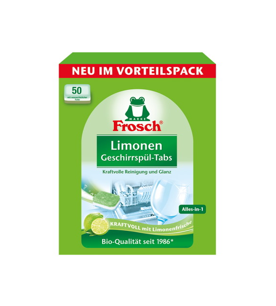 Frosch Limonen Geschirrspul Tabs 50szt 900g