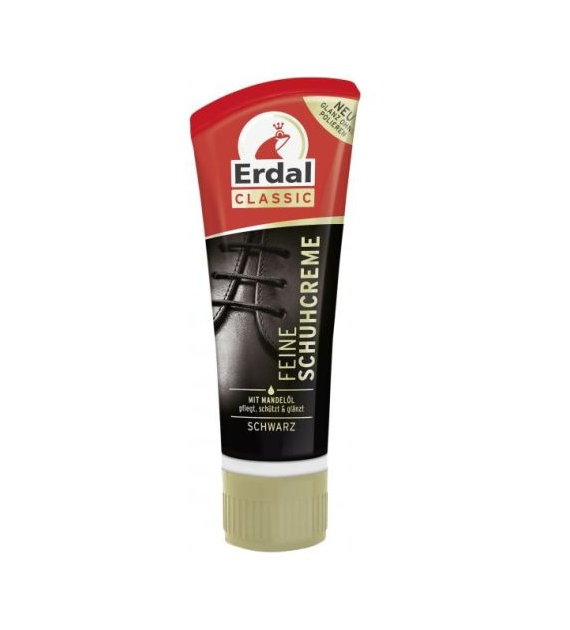 Erdal Schuhcreme Schwarz Czarna Pasta do But 75ml