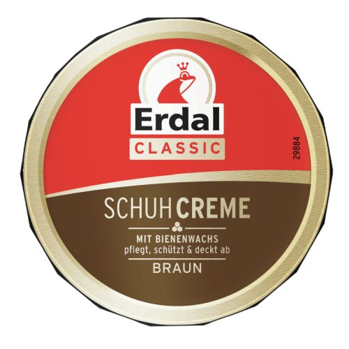 Erdal Schuhcreme Braun Brązowa Pasta Słoik 75ml