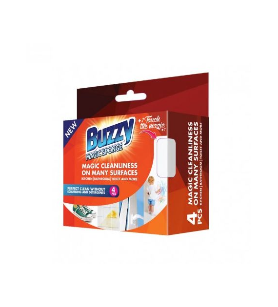 Buzzy Magic Sponge Gąbka 4szt