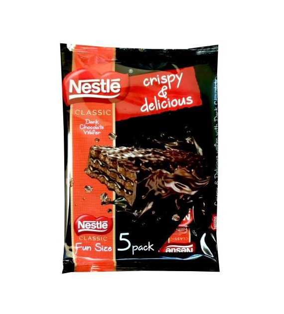 Nestle Crispy & Delicious Dark Wafer 5szt 90g