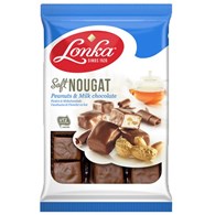 Lonka Soft Nougat Peanuts & Milk Chocolate 180g