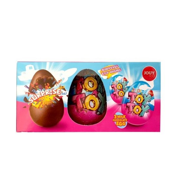 Junior Toy Toy Jajko z Niespodzianką 3szt 60g