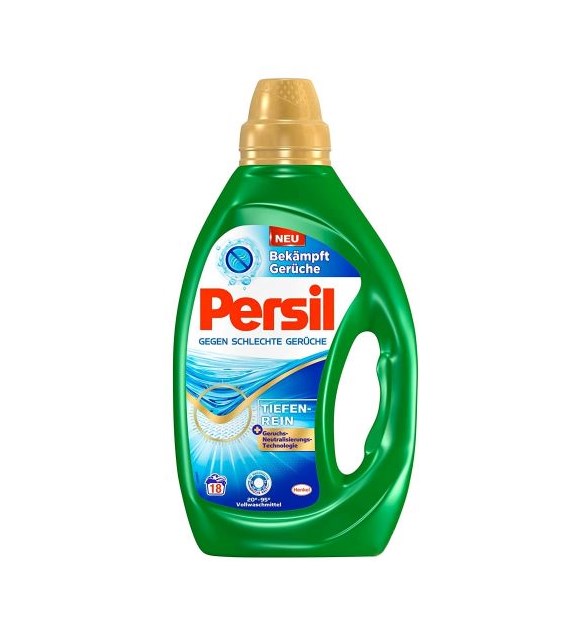 Persil Universal Behampft Geruche Gel 18p 900ml