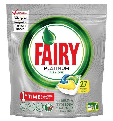 Fairy Platinum All in One Lemon Tabs 27szt 402g