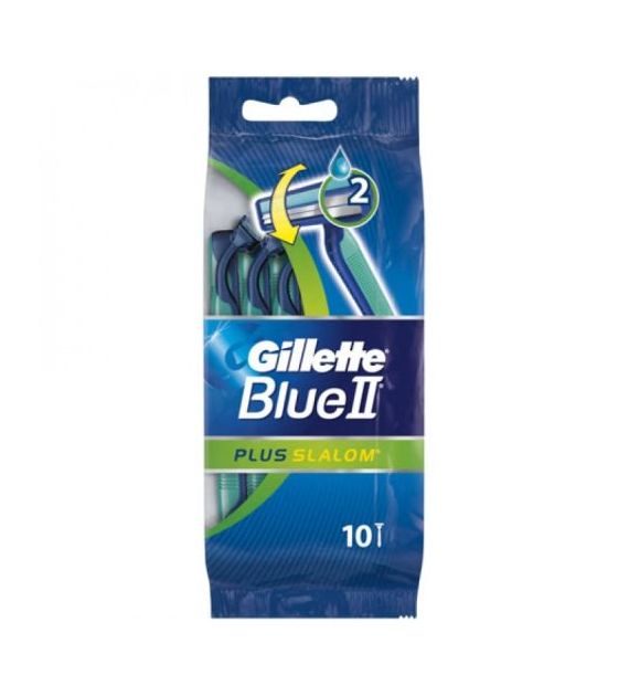Gillette Blue II Plus Slalom Maszynki 10szt
