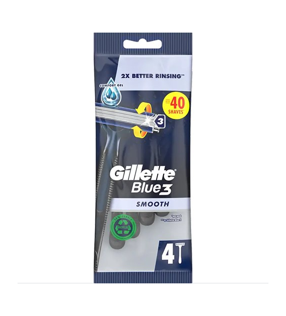 Gillette Blue 3 Maszynki 4szt