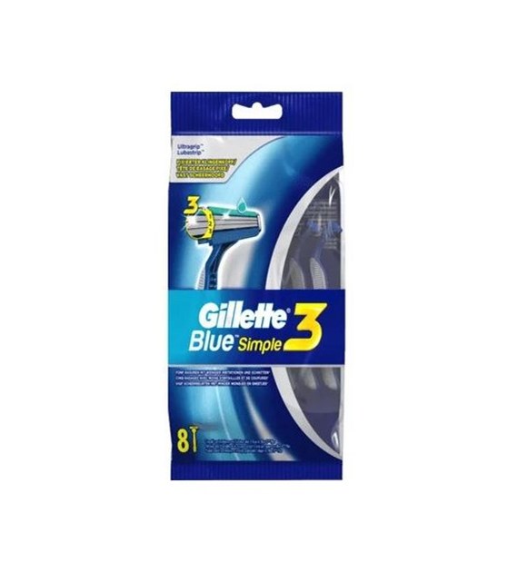 Gillette Blue 3 Simple Maszynki 8szt