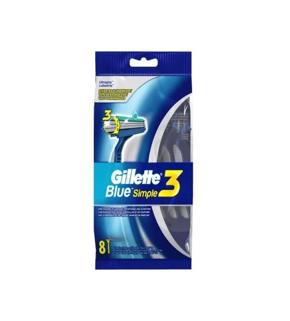 Gillette Blue 3 Simple Maszynki 8szt