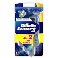 Gillette Sensor 3 Maszynki 4+2szt