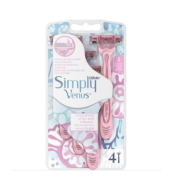Gillette Simply Venus Maszynki 4szt