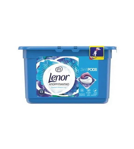Lenor 3in1 Pods Radiant Water Lily 13p 343g
