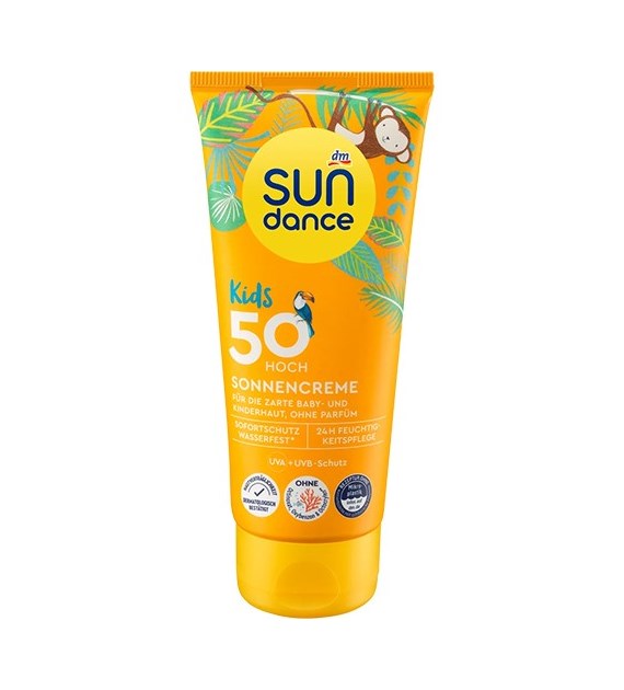 Sun Dance Kids 50 Hoch Sonnencreme 100ml