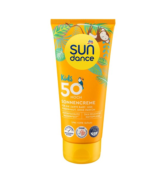 Sun Dance Kids 50 Hoch Sonnencreme 100ml