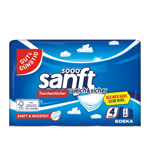G&G Sooo Sanft Taschentucher 4 Lag Chusteczki 30op