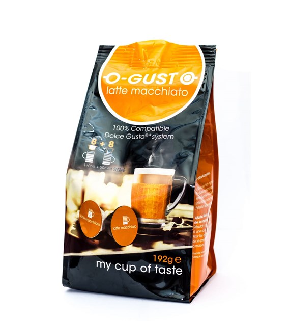 O-Gusto Latte Macchiato Caps 8+8szt 192g