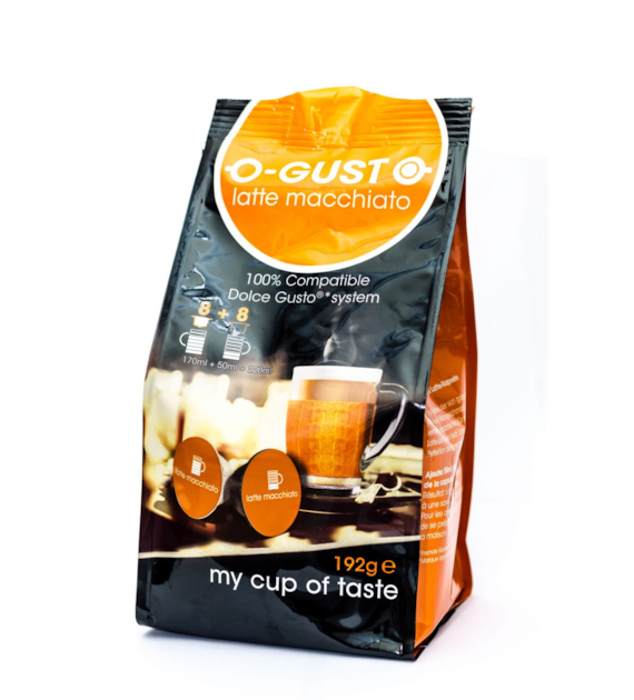 O-Gusto Latte Macchiato Caps 8+8szt 192g
