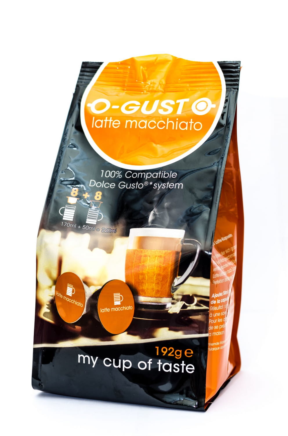 O-Gusto Latte Macchiato Caps 8+8szt 192g