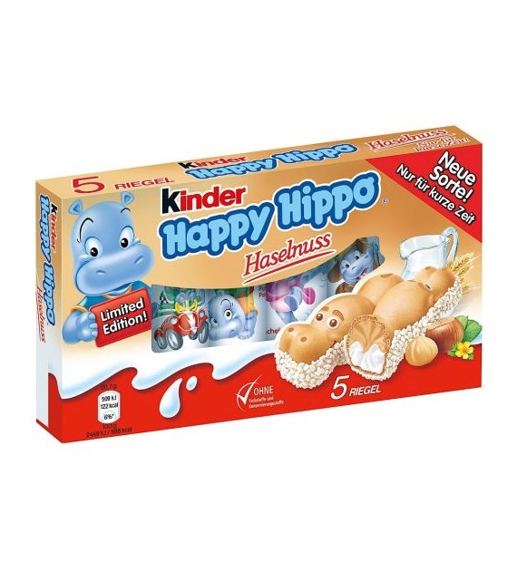 Kinder Happy Hippo Haselnuss 5szt 103,5g