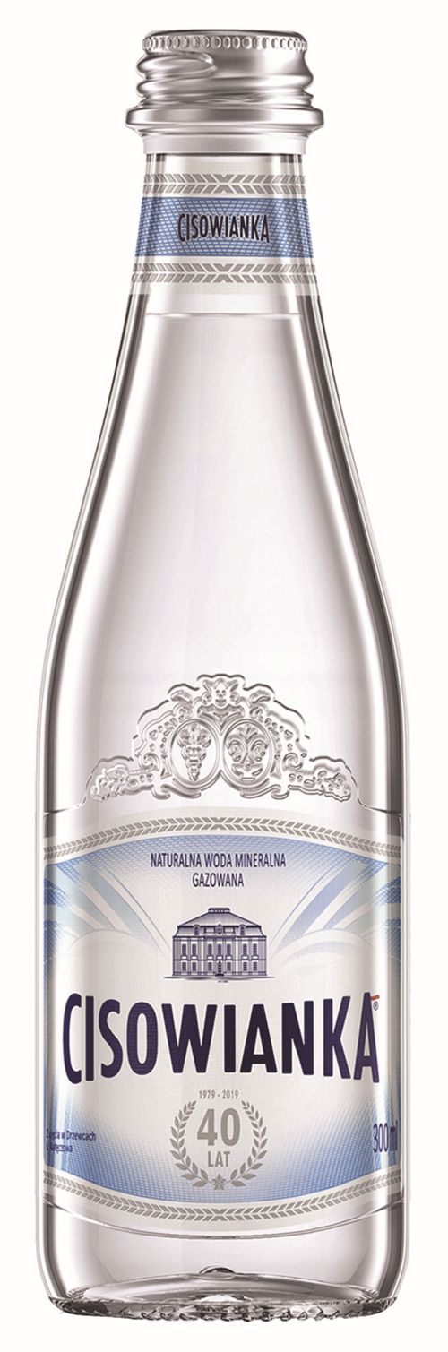 Cisowianka Naturalna Mineralna Gazowana 300ml