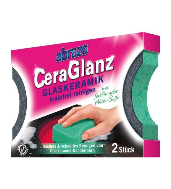 Abrazo Cera Glanz Glaskeramik Gąbka 2szt