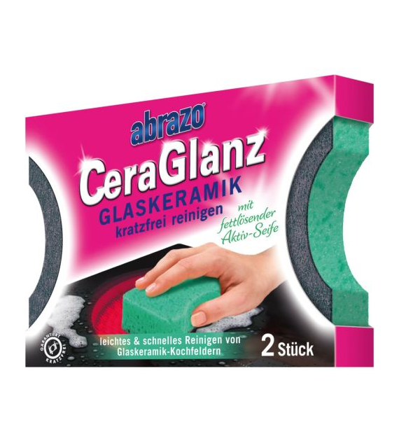 Abrazo Cera Glanz Glaskeramik Gąbka 2szt