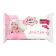 Baby Dream Baby Soft Chusteczki Nawilżane 72szt