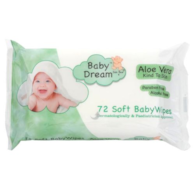 Baby Dream Aloe Vera Chusteczki Nawilżane 72szt