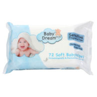 Baby Dream Sensitive Chusteczki Nawilżane 72szt