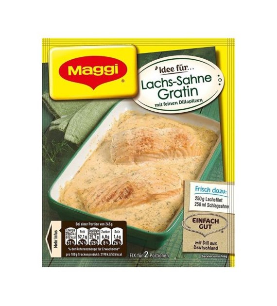 Maggi Lachs-Sahne Gratin Fix 26g