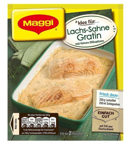 Maggi Lachs-Sahne Gratin Fix 26g