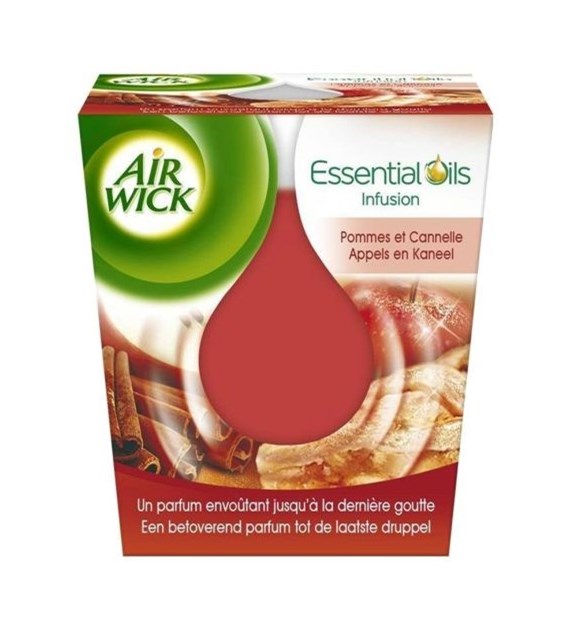 Air Wick Essential Oils Pommes Cannelle Świec 105g