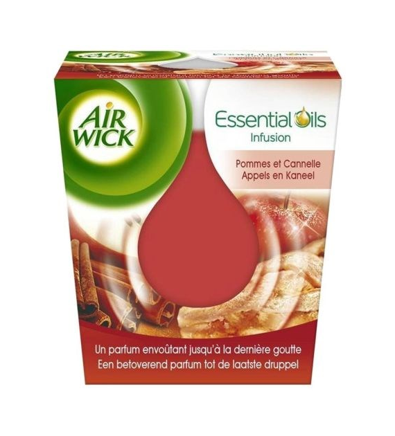 Air Wick Essential Oils Pommes Cannelle Świec 105g