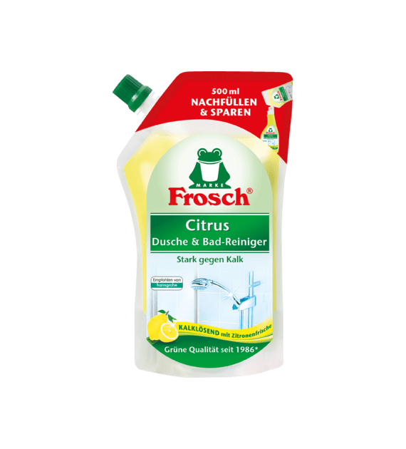 Frosch Citrus Dusche & Bad-Reiniger Zapas 500ml