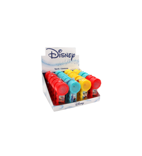 Disney Cars / Frozen / Mickey Latarka 1szt