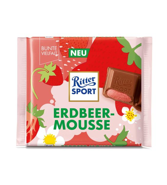 Ritter Sport Erdbeer Mousse Czekolada 100g