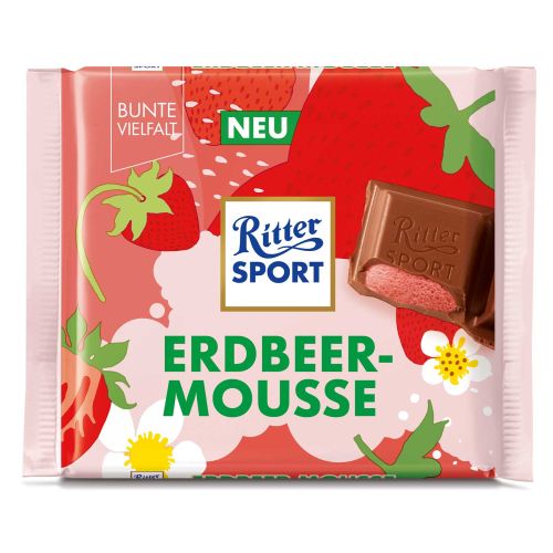 Ritter Sport Erdbeer Mousse Czekolada 100g