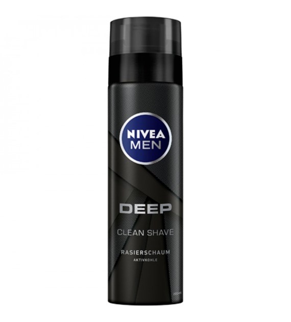 Nivea Men Deep Clean Shave Pianka 200ml