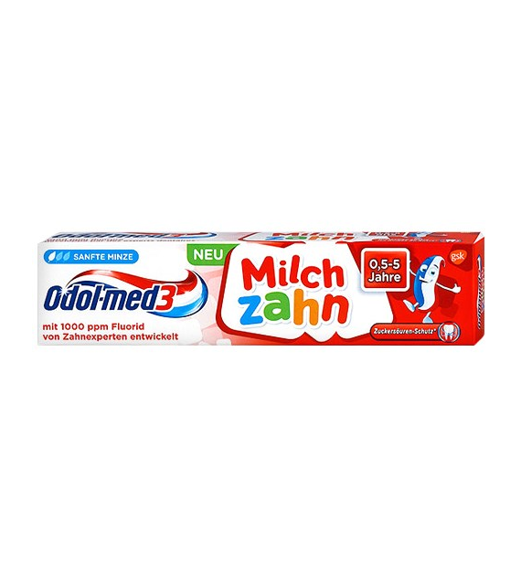 Odol-med3 Milch Zahn 0,5 do 5 Lat Pasta 50ml