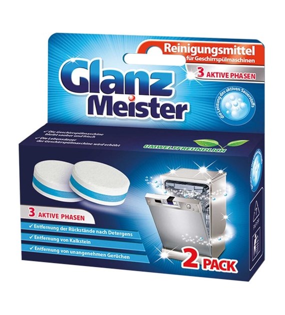 Glanz Meister Tabs do Czyszcz Zmywarki 2szt 80g