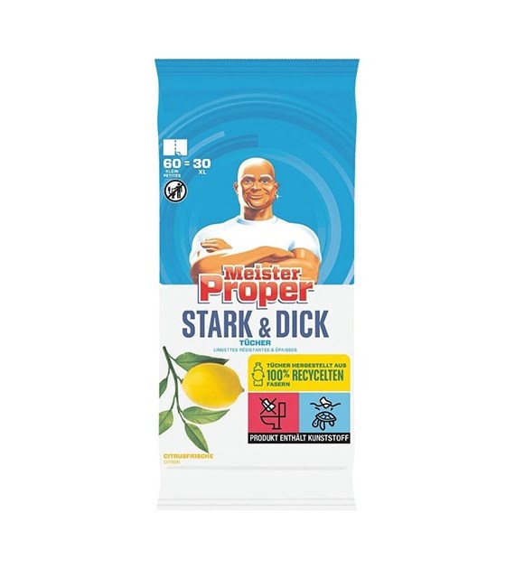 Mr.Proper Stark & Dick Citron Chusteczki 60szt
