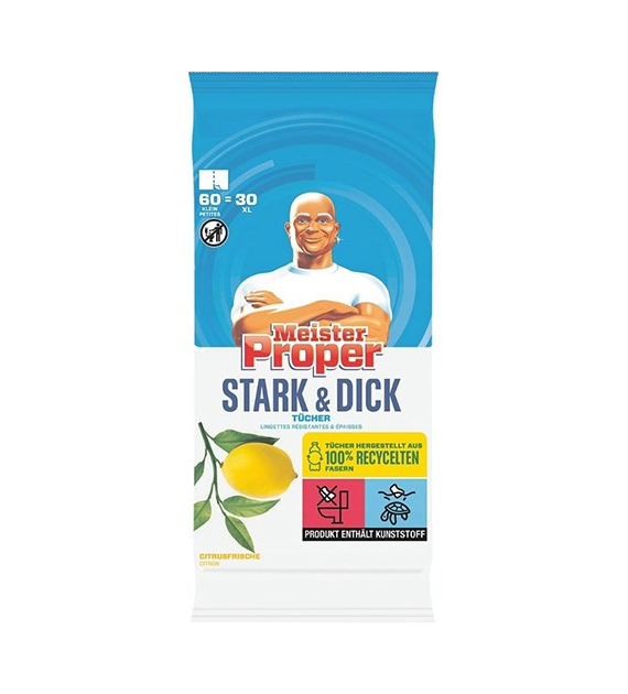Mr.Proper Stark & Dick Citron Chusteczki 60szt