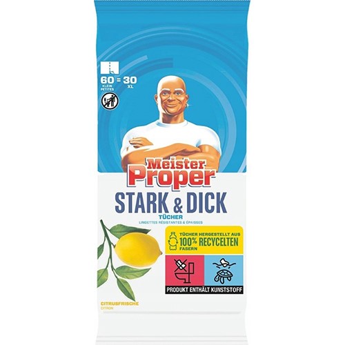 Mr.Proper Stark & Dick Citron Chusteczki 60szt