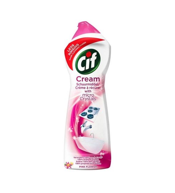 Cif Cream Micro Crystals Pink Flower 750ml