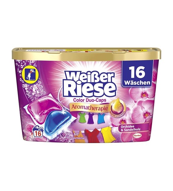 Weißer Riese Duo-Caps Color Orchidee 16p 320g