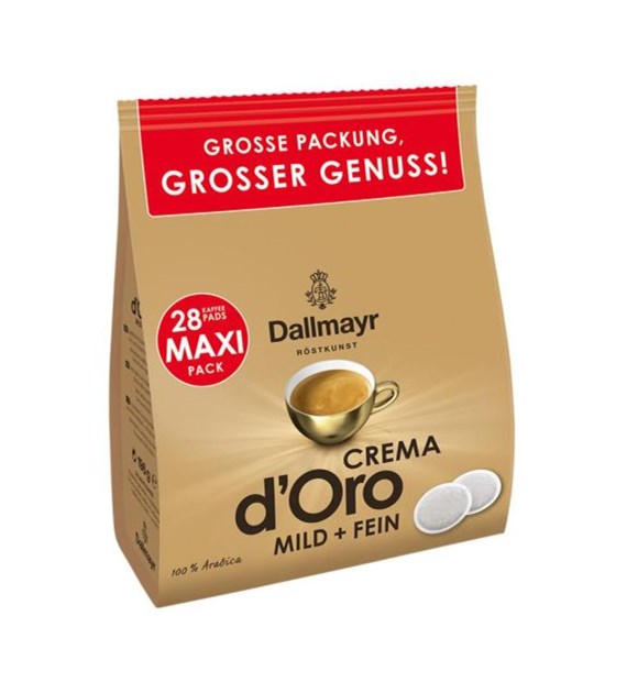 Dallmayr Crema d'Oro Mild & Fein Pads 28szt 196g