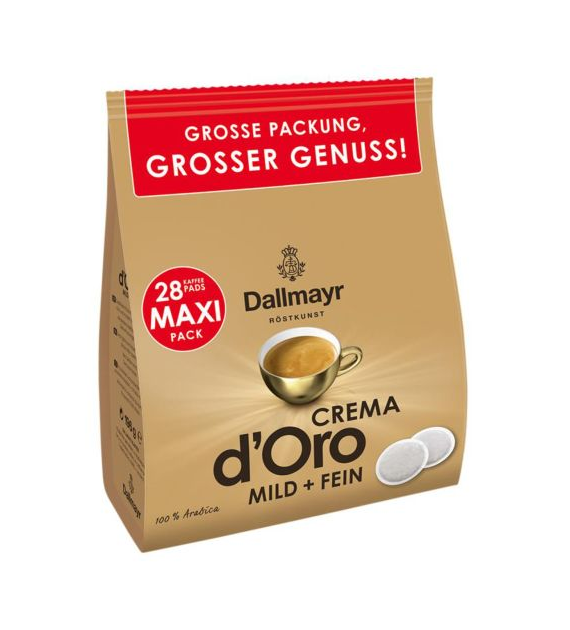 Dallmayr Crema d'Oro Mild & Fein Pads 28szt 196g